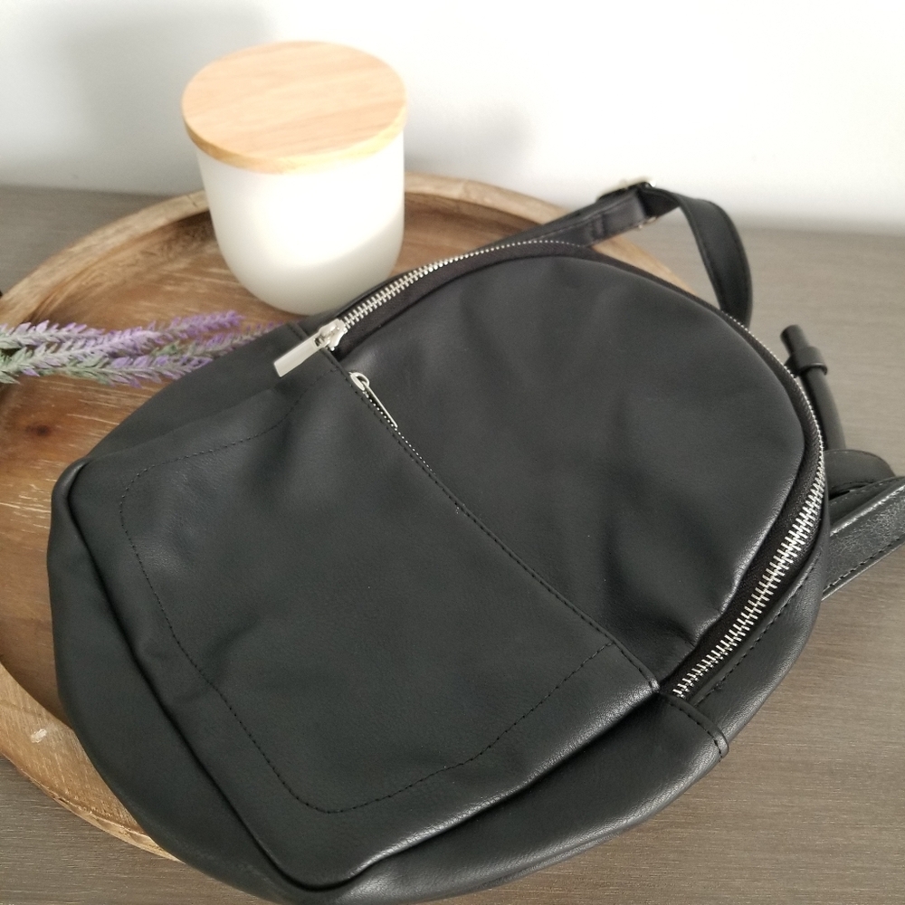 Miniature Backpack Purse - Black (OS) - WILD FABLE